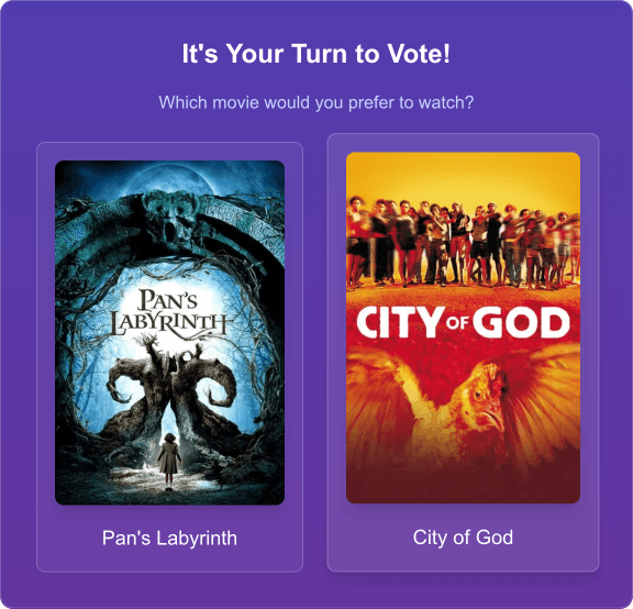 Voting on movies